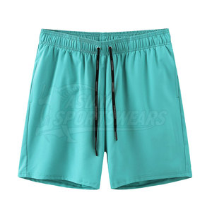 Professional Manufacturing Premium Men Board Shorts Solid Casual Breathable Eco-Friendly Quality Workmanship Functional Design - Product Image 2
