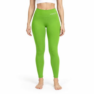 Leggings de yoga respirants de haute qualité, couleur unie, fabriqués en usine, design OEM, prix de gros, dernier style pour femmes - Product Image 1