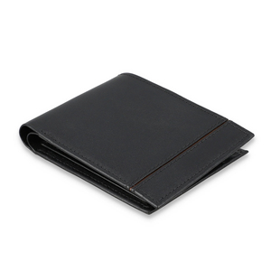 Business Multi Card Genuine <b>Leather</b> Vintage <b>Wallet</b> High Quality Custom Design Low MOQ Wholesale <b>Men</b> <b>Tri</b>-<b>Fold</b> Closure RFID - Product Image 1