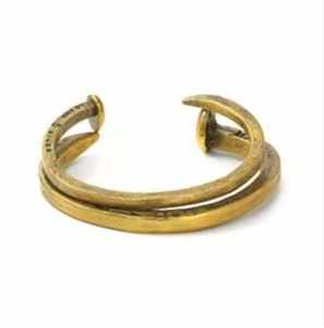 Exclusivas Pulseras de Brazalete de Latón Chapado con Piedra Lunar Blanca Arcoíris, Estilo Real Moderno, Color Personalizado, Joyería al por Mayor - Product Image 2