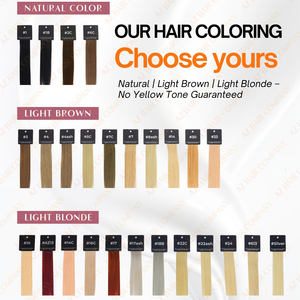 ผมมนุษย์100% ผมต่อแบบดิบผมแท้สีคลื่นตามธรรมชาติ - Product Image 6