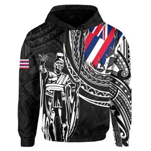 Sudadera con Capucha Hawaiana Tribal con Diseño Personalizado OEM, Sublimación con Impresión Completa, Sudadera con Capucha Polinesia con Corte y Costura Personalizados, Sudaderas con Capucha con Patrón Maorí Personalizado - Product Image 2
