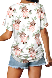 เสื้อยืดคอวีผู้หญิง คุณภาพสูง ไซส์ใหญ่ สไตล์ลำลอง ลายเรียบ สีและขนาดปรับแต่งได้ ผ้าระบายอากาศ ไม่เป็นขุย - Product Image 6