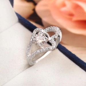 Anillo de Plata de Ley 925 con Moissanita en Forma Redonda, Regalo para Boda, Compromiso y Aniversario - Product Image 4