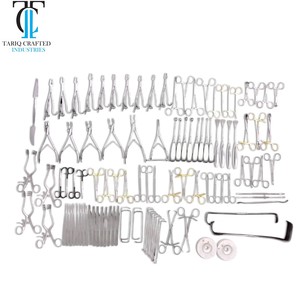 Ensemble d'instruments de chirurgie orthopédique ouverte en acier inoxydable, kit d'instruments chirurgicaux orthopédiques pour la chirurgie osseuse et traumatologique - Product Image 1