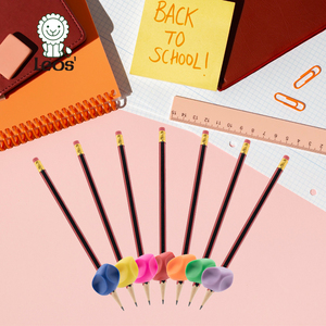 Mềm TPE đa màu bút chì nhỏ Grip Set leos' thương hiệu bút chì điều khiển dạng chữ viết tay tư thế chỉnh thiết bị cho trẻ em - Product Image 5