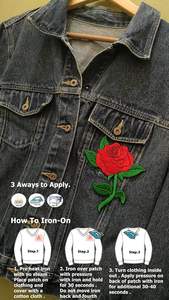 Parche Bordado de la Bandera del Líbano, Insignia Nacional para Coser o Planchar, Tamaño Estándar - Product Image 5