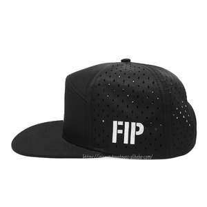 Gorra de Golf Impermeable de 7 Paneles con Logotipo Personalizado, Gorra Deportiva Unisex con Cuerda Perforada Cortada con Láser y Parche Bordado, Venta al Por Mayor - Product Image 3