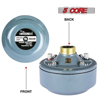 Haut-parleur à compression 5 cœurs PA 600W PMPO avec driver de compression audio intégré dans un système audio puissant à trompette de 22 pouces