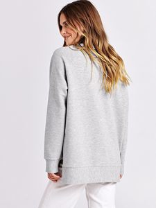 Sweat-shirts chauds d'hiver pour femmes, vêtements de sport décontractés avec logo, coupe ample / pull - Product Image 3