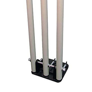 Ensemble de wickets de cricket en bois avec logo personnalisé, comprenant 3 stumps, 2 bails et 1 base, avec votre propre design sur les wickets en bois. - Product Image 6