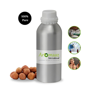 AROMAAZ INTERNATIONAL Pure <b>Hazelnut</b> Carrier Oil-Essential Oils Private Packaging for Skin Hydration & Moisturizing - Product Image 4