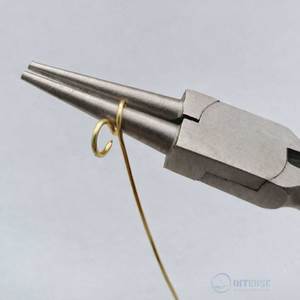 Alicates de Punta Redonda para Joyería, Herramienta de Precisión para Enhebrar Alambre, Acero Inoxidable, Mandíbula Lisa, Herramienta para Abalorios, Agarre Duradero - Product Image 2