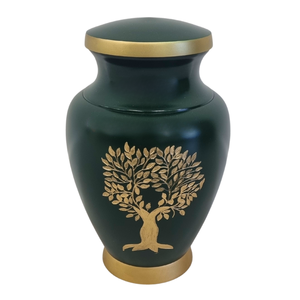 Durable adult cremation <b>urn</b> for ashes <b>large</b> capacity memorial <b>urn</b> with smooth finish secure lid lasting tribute container - Product Image 1