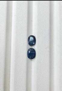 Zafiro azul natural de forma ovalada, piedras sueltas azules para la fabricación de joyas, anillos, colgantes, pendientes, alta calidad - Product Image 3