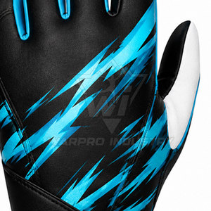 Gants de frappeur de baseball classiques pour hommes, paume synthétique de qualité supérieure, support de poignet flexible, ajustement confortable pour les joueurs de baseball - Product Image 4