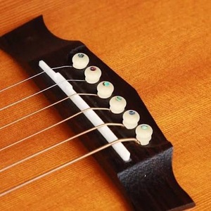 Chevilles de pont de guitare rondes polies, modernes, rustiques et écologiques en résine, fabriquées à la main par ILAHI, 100 % résine de haute qualité ICORGP- - Product Image 5