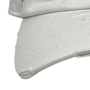 AKA 1908 White Hat Green Embroidered Letter Baseball <b>Cap</b> Adjustable Cotton Headwear Casual Fashion <b>Vintage</b> Style <b>Cap</b> for Men - Product Image 3