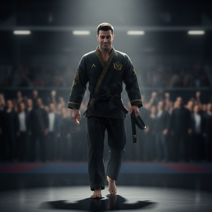 Nuevo Diseño 2026, Uniforme de Karate para Hombre, con Bordado a Mano en Dorado, Ligero, Duradero, de Color Liso - Product Image 3