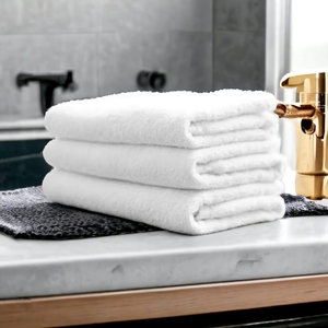 Serviette de bain en coton Spa Collection 70x140 cm blanche - Product Image 1