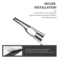 Bouton de console centrale en fibre de carbone pour BMW Série 3/4 F30 LCI F36 M3 F80, accessoires de modification intérieure automobile