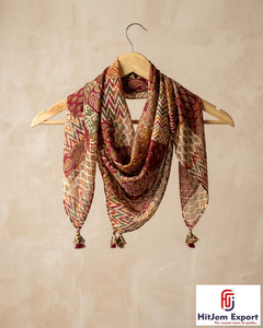 Luxury Silk <b>Scarf</b> Custom Printed Womens Lightweight <b>Square</b> Headscarf Fashion Fabric OEM Manufacturer Wholesale Supplier - Product Image 2