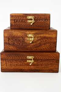 Budget Friendly Wooden <b>Keepsake</b> Chest for Memories, <b>Wedding</b> Gifts, Jewelry and Personal Accessories - Product Image 6