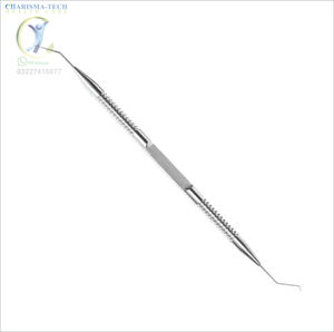 Micro-instrument chirurgical manuel à double extrémité pour la chirurgie oculaire |   Acier allemand certifié CE pour usage hospitalier - Product Image 3