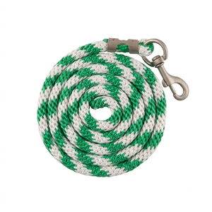 Elegante Cuerda de Nylon Trenzada a Mano de Dos Tonos, Gruesa y Colorida, para Caballos, con Gancho de Seguridad de Latón Plateado Mate - Product Image 6