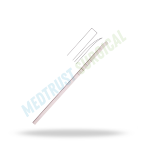 Osteotome de Cottle 18 cm 6 mm courbé gradué, instrument chirurgical ORL pour rhinoplastie et coupe osseuse - Product Image 3