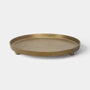 Bandeja de Servir Moderna de Aluminio con Forma de Hoja Dorada, Plato Decorativo Pulido para Frutas, Apto para Microondas, para Mesa de Bodas y Fiestas - Product Image 2