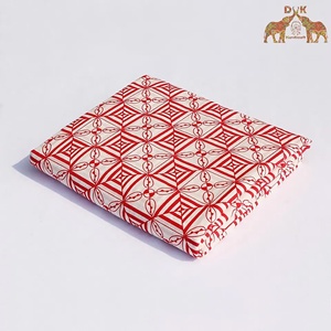 La mejor calidad, venta al por mayor, tela con estampado geométrico de algodón puro, tela bámbrica de algodón impresa a mano para material de vestido - Product Image 6