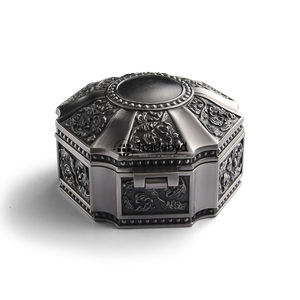 Caja Decorativa Metálica Premium, Solución de Almacenamiento Elegante de Tradebyd - Product Image 1