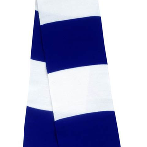 ผ้าพันคอไหมพรมสีน้ำเงินรอยัลขาวสไตล์คลาสสิกแบบสั่งทำพิเศษ ขอบอะคริลิคสองชั้น อุ่นสบาย สำหรับแฟนคลับพรีเมียร์ลีก - Product Image 4