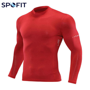 Custom <b>Compression</b> <b>Shirt</b> <b>Men</b> Long Sleeve Gym Wear Quick Dry Rash Guard Fitness Base Layer Sports <b>Shirt</b> OEM Manufacturer - Product Image 5