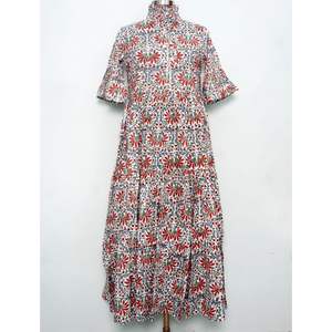 Vestido Maxi Vintage Hecho a Mano, Estilo Línea A, Ligero y Fluido, Estilo Veraniego para Vacaciones, Paseos por la Playa, Fiestas Informales, Escapadas, Elegante para Mujer - Product Image 4