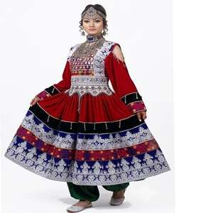 Vestido Tradicional Tribal Hecho a Mano de las Mujeres Kuchi Afganas, Vestido Afgano de Talla Larga en Varios Colores, Cultura Pashtun, Vestido Kuchi Afgano - Product Image 1