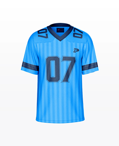 Maillot de football américain WLKY INTERNATIONAL personnalisé à col en V, qualité supérieure, manches courtes, grande taille, respirant et anti-humidité - Product Image 6