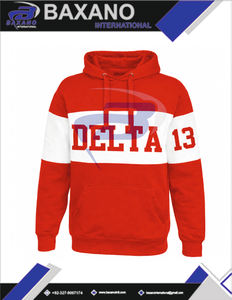 DELTA SIGMA theta DST มีฮู้ดแผงสโมสรฤดูหนาวสีแดงและสีขาวสำหรับครอปสีแดงดีไซน์ท่อปักลายพิมพ์เครื่องแต่งกายวิทยาลัย - Product Image 4