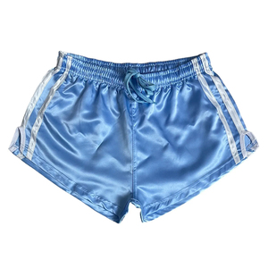 High Quality Running Nylon <b>Shorts</b> For Men Sky Blue Color <b>Compression</b> Sweat Gym Training Men Running <b>Short</b> - Product Image 1