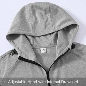 Men's Tracksuits <b>Set</b> Full Zip Jacket Hoodie Sweatsuit Running Sport Pants Outfits for Men with Zipper Pockets - Product Image 3