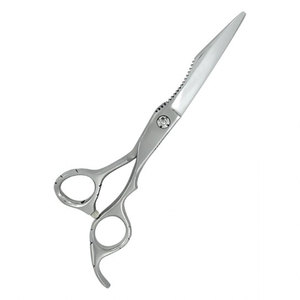 Ciseaux de coiffure professionnels en acier inoxydable argenté, ciseaux de barbier, ciseaux de salon, outil de coupe de précision - Product Image 2