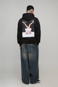 Sudadera con Capucha de Alta Calidad para Hombre, Corte Regular, Sin Forro, con Forro de Peluche, 100% Algodón, Invierno, Logotipo Personalizado, Felpa Gruesa - Product Image 5