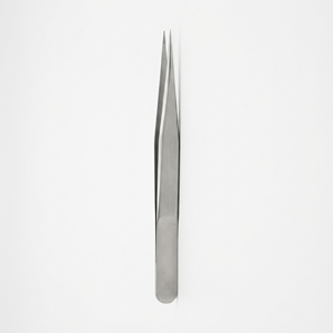 Pinzas Oftálmicas para Joyeros No. Pinzas Quirúrgicas de Precisión Rectas de Tres Puntas, Acero Inoxidable, Punta Fina, Instrumento Quirúrgico - Product Image 3