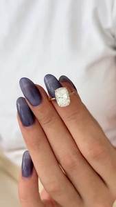 แหวนเพชรทรงยาว 4 กะรัต เพชรเพาะเลี้ยงในห้องปฏิบัติการ สำหรับหมั้น แต่งงาน ขอแต่งงาน ของขวัญ แหวนทอง 14k กำลังเป็นที่นิยม ได้รับการรับรองจาก IGI - Product Image 4