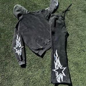 Survêtements évasés pour hommes, nouvelle mode, prix OEM abordable, qualité supérieure, logo personnalisé, très tendance, légers - Product Image 6