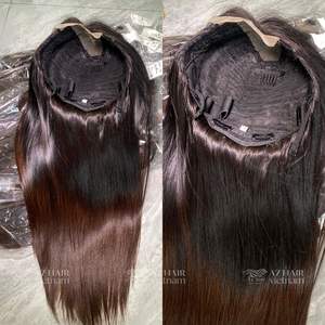 Pelucas al por mayor sin pegamento de cabello humano con cutícula alineada, pelucas frontales de encaje 2x4 2x6 para mujeres negras, pelucas de cabello virgen liso extremo. - Product Image 3