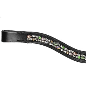 Diamantes de imitación de cristales de cuero genuino personalizados al por mayor, banda decorativa para cejas de caballo de cuero de canal vacío en tamaños de mazorca completa - Product Image 6
