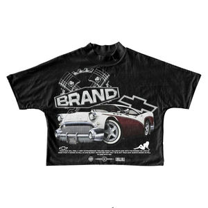 T-shirt à manches courtes pour homme, coupe classique, style streetwear, col rond, jersey en coton, imprimé avec la marque personnalisée D Loyalty - Product Image 5