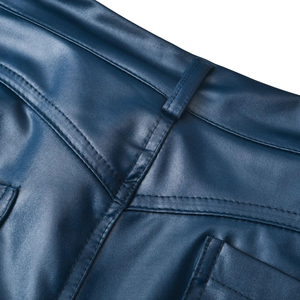 women casual <b>leather</b> finish <b>trousers</b> supplier fashionable <b>ladies</b> PU <b>leather</b> pants bulk factory women premium <b>faux</b> <b>leather</b> - Product Image 6